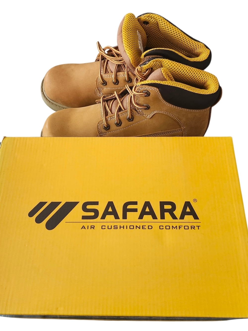 Men's Safara Tan Work Boots - Picture 8 of 13